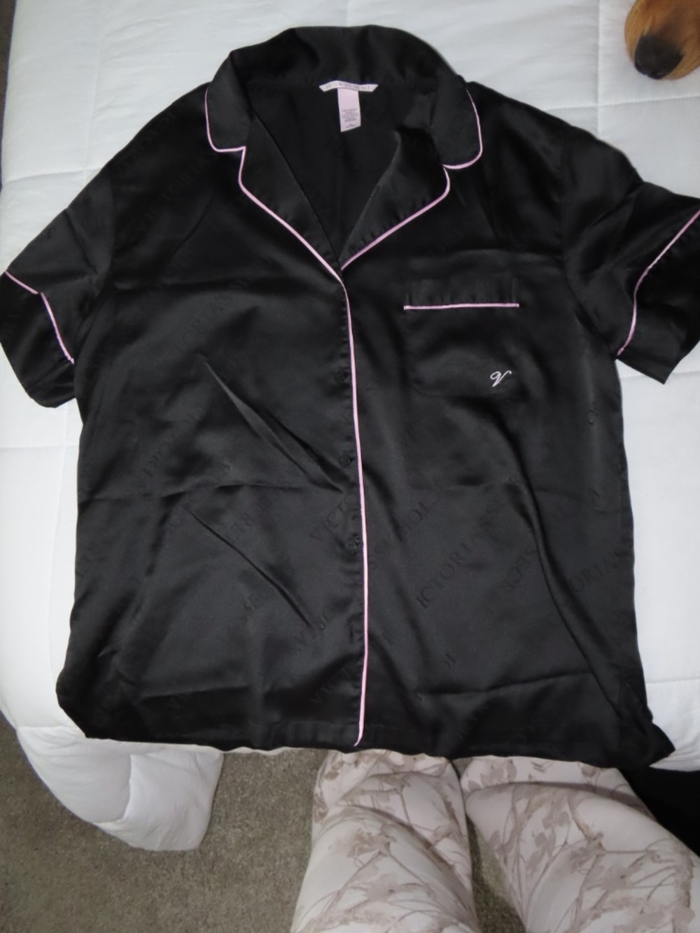 Victoria Secret Satin Pajamas Set